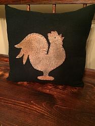 P-37 Rooster pillow
