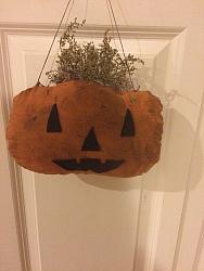 F-132 Pumpkin hanging bag   