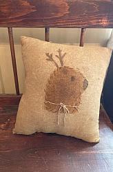 P-48 Pillow with reindeer head