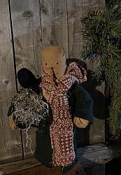 SM-179 Snowman with top hat and crow