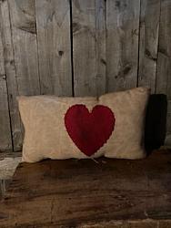 P-55 Heart pillow