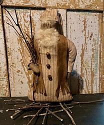 ST-137 Tan ticking Santa