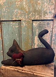 M-520 Black cat with heart