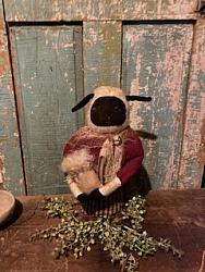  #964 D-242 Girl sheep doll