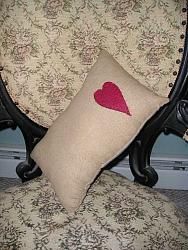 P-26 Pillow with heart       