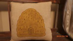 P-30 Bee Skep Pillow
