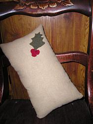 p-25 holly Berry Pillow