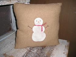 P-14 Snowman Pillow   