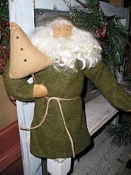 ST-58 Santa in Green wool