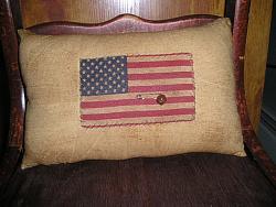 P-23 Pillow with flag